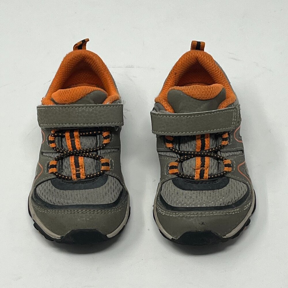 Merrell Trail Quest Jr hiking shoes kids baby 7 toddler orange grey
